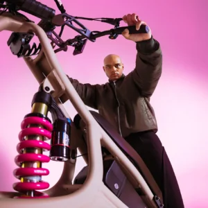 Alternative view of Flight Risk FR555 eBike